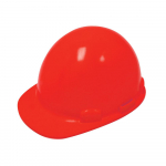 Dom Cap Style Hard Hat, Pin-Lock, Red