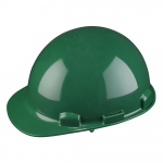 Dom Cap Style Hard Hat, Pin-Lock, Forest Green