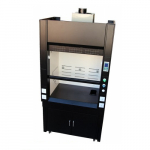 Fume Hood with Sink and Fan, Black
