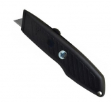Black Plastic Utility Knife w/ Blade_noscript