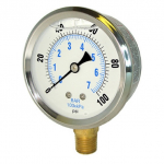 2-1/2" Dial Pressure Gauge, 0/1500 PSI_noscript