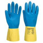 Double Dipped Gauntlet Yellow/Blue XLA801Y4RXL