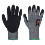 AHR+ Nitrile Foam Glove, Gray/Black, LCT69G8RL