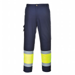 Contrast Service Trousers Yellow/Navy L_noscript