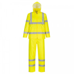 Hi-Vis Packaway Rain Suit Yellow 4XLH448YER4XL