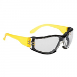 Wrap Around Plus Spectacle, Clear Lens/Yellow Temple_noscript