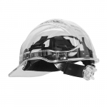 Peak View Ratchet Hard Hat Vented, Clear