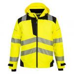 Breathable Rain Jacket, Yellow/Black, 4XL_noscript