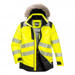 Winter Parka Jacket Yellow/Black 4XL_noscript