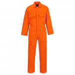 Bizweld Flame Resistant Coverall, Orange, Large_noscript