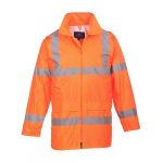 190T Essentials Hi-Vis Rain Jacket, Orange / 4XL