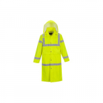 190T Essentials Hi-Vis Classic Rain Coat, Yellow
