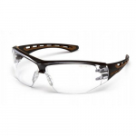 Clear Anti-Fog Lens with Black and Tan Frame