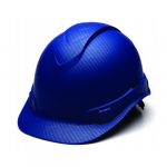 Hard Hat, Matte Blue Graphite Pattern Cap Style