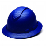 Hard Hat, Matte Blue Graphite Pattern Full Brim Style