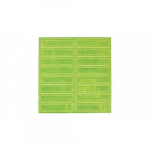 Adhesive Reflective Stripe for Hard Hat, Lime