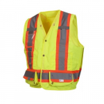 Type R - Class 2 Hi-Vis Lime Safety Vest, 5XL