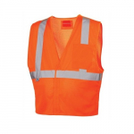 Type R Class 2 Hi-Vis Orange Safety Vest, M