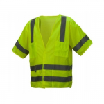 Type R Class 3 Hi-Vis Lime Safety Vest, XXL