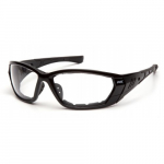Clear Anti-Fog Glasses with Padded Black Frame