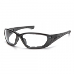 Clear Anti-Fog Glasses with Padded Gray Frame