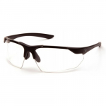 Clear Anti-Fog Glasses with Black Frame