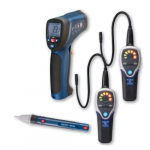IR Thermometer, Leak / Gas Detectors & Voltage Detector Combo Kit_noscript