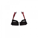 Burgundy Swing Away Footrests for Wheelchair