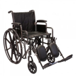 K2 Wheelchair with Elevating Legrests & Removable Desk-Length Arms