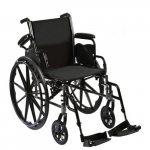 K3 20" Seat Width Wheelchair with Swing-Away Footrests