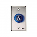 991 Standard Single Pushbutton, Blue, Handicap_noscript