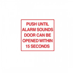 Sign "Push Until Alarm Sounds Door Can ..."_noscript