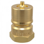 BS10 1" 1600 psi Brass Coupler Male Tip
