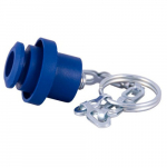 3/8" Molded Rubber Dust Plug with Chain