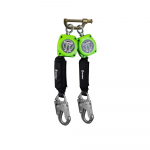 6' Web Dual-Leg Retractable with Steel Snap Hooks