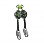 7' Dual Leg Web Retractable with Steel Snap Hooks