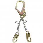 Stamped Non-Swivel Rebar Chain Assembly - Adjustable