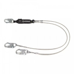6' Cable Energy Absorbing Lanyard w/ Double Locking_noscript