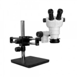 Microscope Binocular, Dual Arm Boom Stand