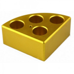 4 Holes Gold Quarter Reaction Block