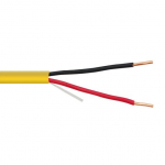 1000 ft AWG Solid FPLP Plenum Fire Alarm Yellow Cable