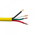 Yellow 4C/14 AWG Speaker Cable_noscript