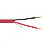 2c/16 Awg Solid Bc Fplp Plenum, Red