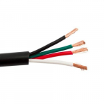 4c/16 Awg Solid FPLR PVC, Red_noscript