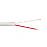2C/18 AWG Solid Thermostat Cable, PVC, White, 500 ft_noscript