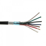 6c/18 Awg Bc Stranded Shielded Direct Burial, Black