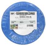 Solid Copper PVC Security Alarm Cable, Blue_noscript