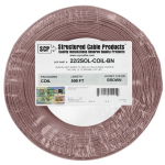 Solid Copper PVC Security Alarm Cable, Brown_noscript