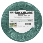 Solid Copper PVC Security Alarm Cable, Green_noscript