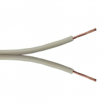 2c/22 Awg Stranded Zip Cable, White_noscript